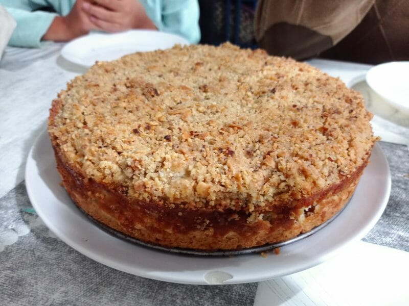 Cliquez pour zoomer ! Tarte aux pommes façon crumble Thermomix par suina