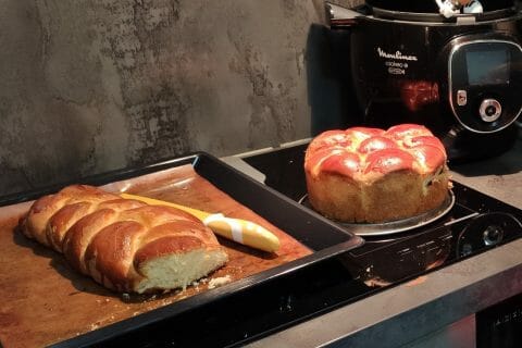 Cliquez pour zoomer ! Brioche tressée à la mie filante Thermomix par minuitchan