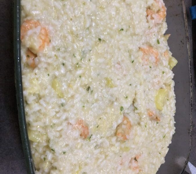 Cliquez pour zoomer ! Risotto courgettes et crevettes Thermomix par Audrey2b