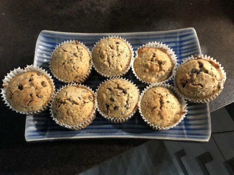 Cliquez pour zoomer ! Muffins noix de pécan  et pépites de chocolat Thermomix par catoche52