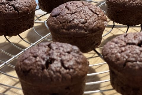 Cliquez pour zoomer ! Browfins choco banane et pécan Thermomix par Lolo68