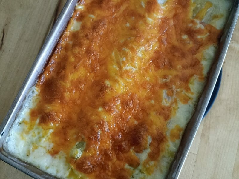 Gratin de poireau au jambon au Thermomix - Cookomix