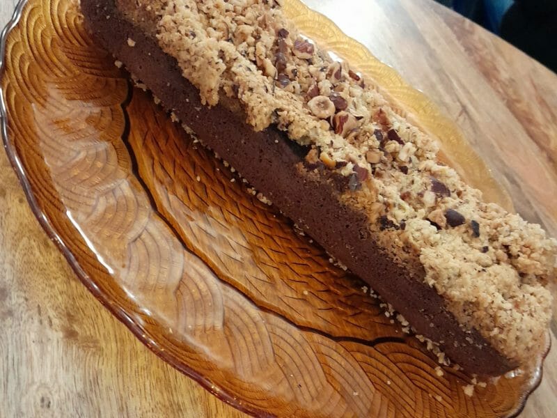 Cliquez pour zoomer ! Crumb cake poires et chocolat Thermomix par melvit