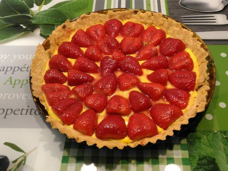 Cliquez pour zoomer ! Tarte aux fraises Thermomix par Mireil