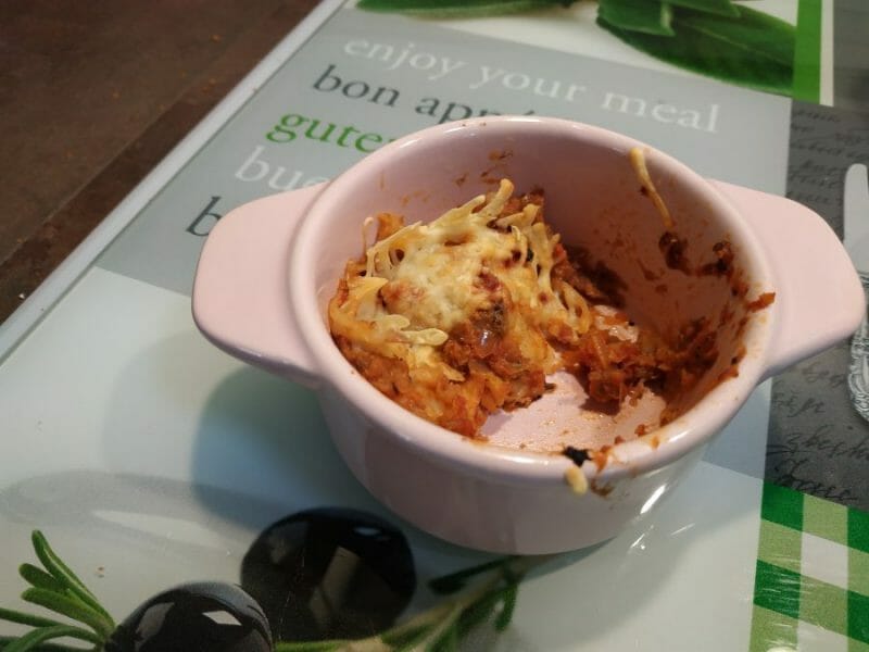 Cliquez pour zoomer ! Aubergines farcies au thon Thermomix par Mireil