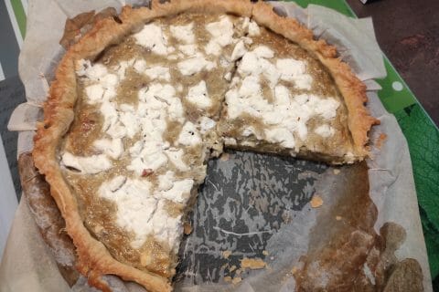 Cliquez pour zoomer ! Tarte aux échalotes et au chèvre Thermomix par Mireil