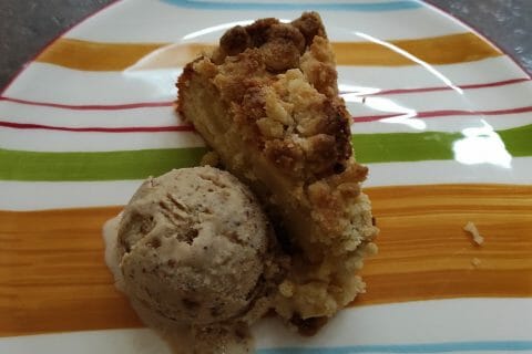 Cliquez pour zoomer ! Crumb cake framboises Thermomix par Mireil