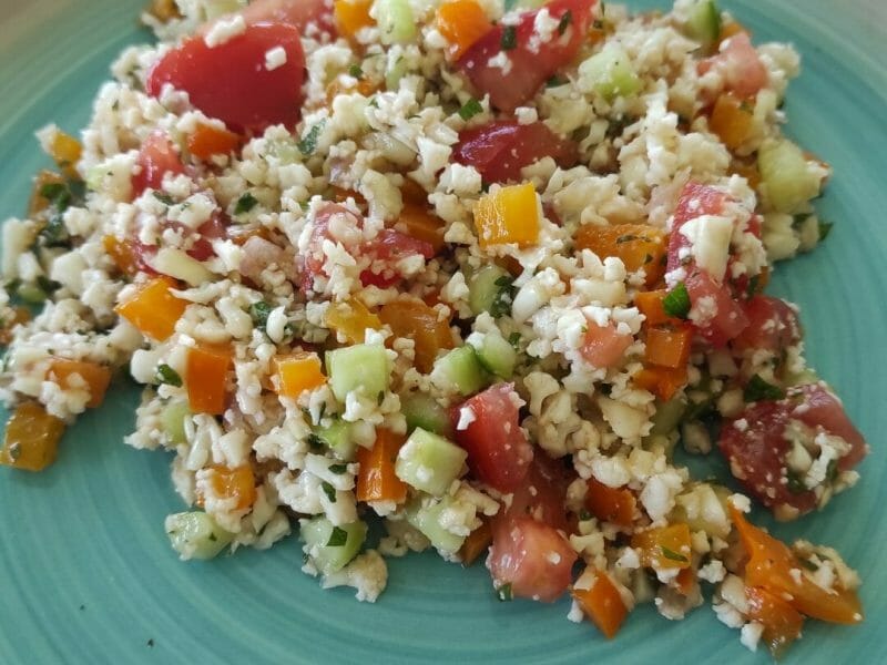 Cliquez pour zoomer ! Taboulé de chou-fleur Thermomix par Mireil