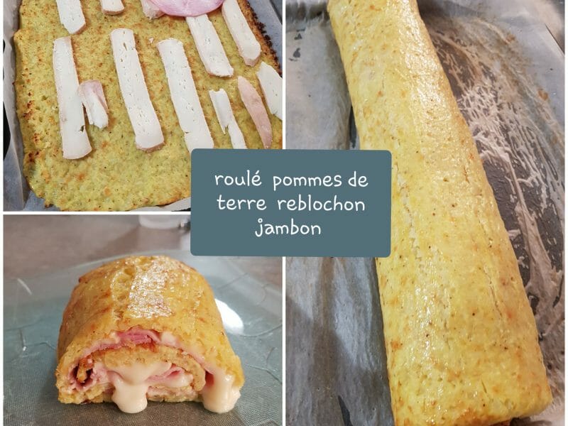 Cliquez pour zoomer ! Roulé de pommes de terre, jambon et reblochon Thermomix par kty55