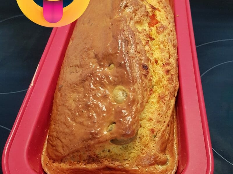 Cliquez pour zoomer ! Cake salé jambon fromage et olives Thermomix par kty55