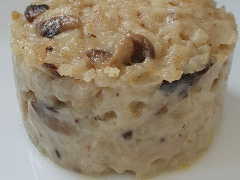 Cliquez pour zoomer ! Risotto poulet et champignons Thermomix par Astrid