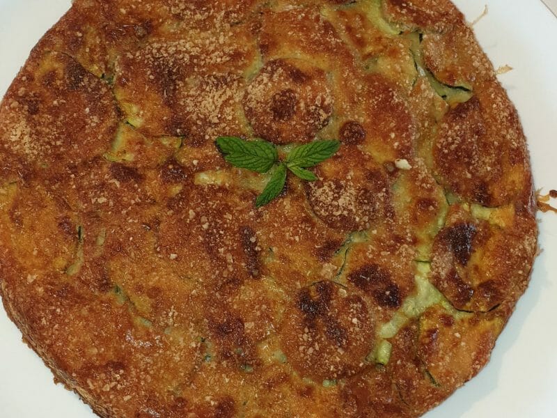 Cliquez pour zoomer ! Gâteau invisible aux courgettes Thermomix par M-repas