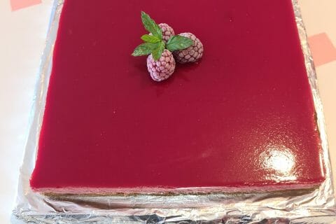 Cliquez pour zoomer ! Bavarois aux framboises Thermomix par M-repas