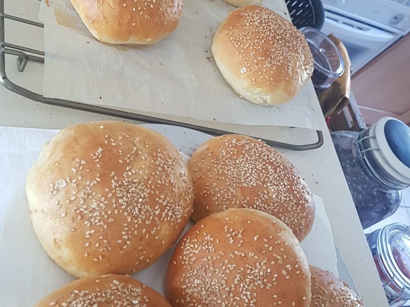 Cliquez pour zoomer ! Pains hamburger Thermomix par roxane12450