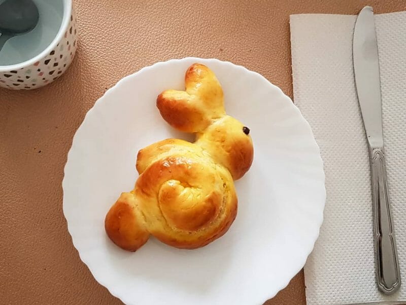 Cliquez pour zoomer ! Brioches lapin de Pâques Thermomix par lizana