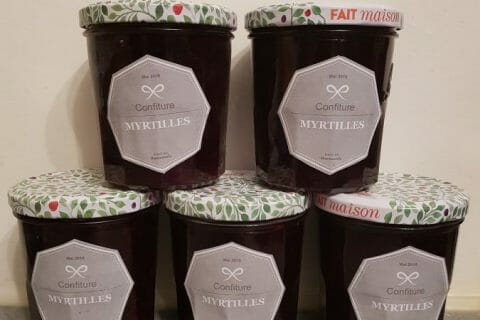 Cliquez pour zoomer ! Confiture de myrtilles au Thermomix