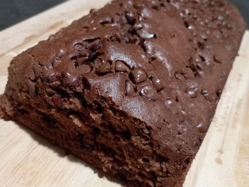 Cliquez pour zoomer ! Cake au chocolat et cranberries Thermomix par michel7