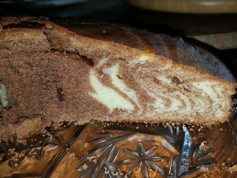 Cliquez pour zoomer ! Gâteau zébré Thermomix par vuillemin.aline@neuf.fr