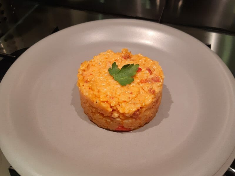 Cliquez pour zoomer ! Risotto au chorizo Thermomix par amely250