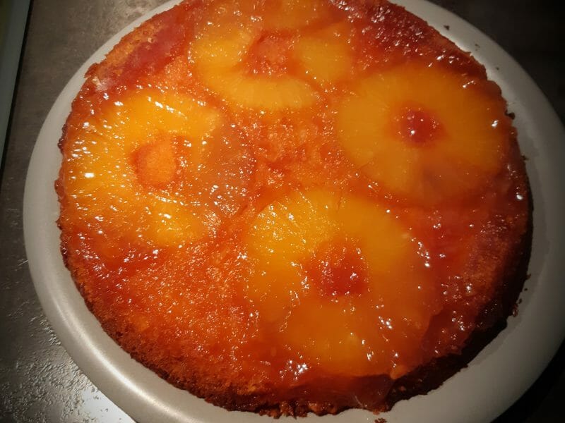 Cliquez pour zoomer ! Gâteau renversé à l’ananas Thermomix par amely250