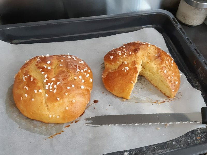 Cliquez pour zoomer ! Mouna (brioche de pâques) Thermomix par amely250