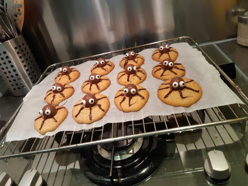 Cliquez pour zoomer ! Spider cookies (cookies araignées) Thermomix par amely250
