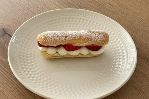 Cliquez pour zoomer ! Éclairs fraises chantilly Thermomix par priss93