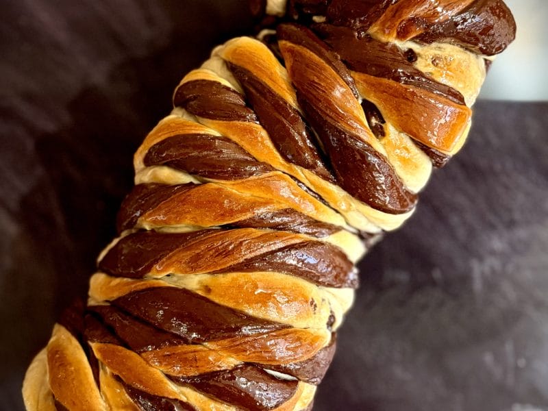 Cliquez pour zoomer ! Brioche marbrée Thermomix par ameliieroturier