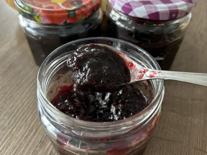 Cliquez pour zoomer ! Confiture de myrtilles Thermomix par Clelia