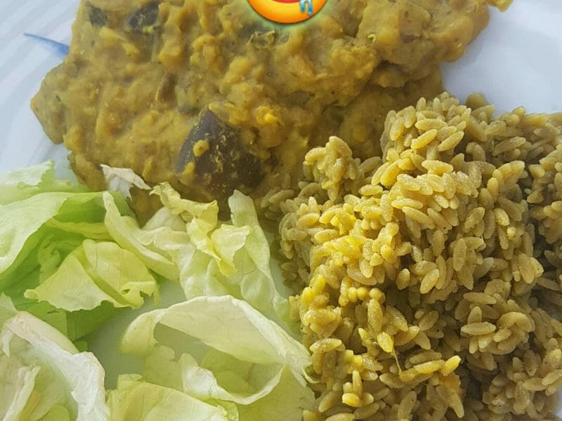 Cliquez pour zoomer ! Dhal d’aubergine et de lentilles corail Thermomix par healthynathlife