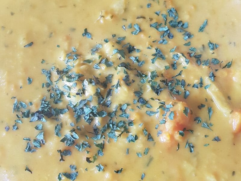Cliquez pour zoomer ! Dhal de patate douce et de lentilles corail Thermomix par healthynathlife