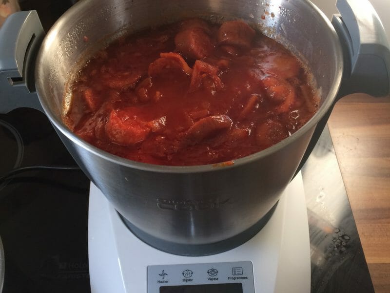Cliquez pour zoomer ! Rougail saucisse Thermomix par magali22860