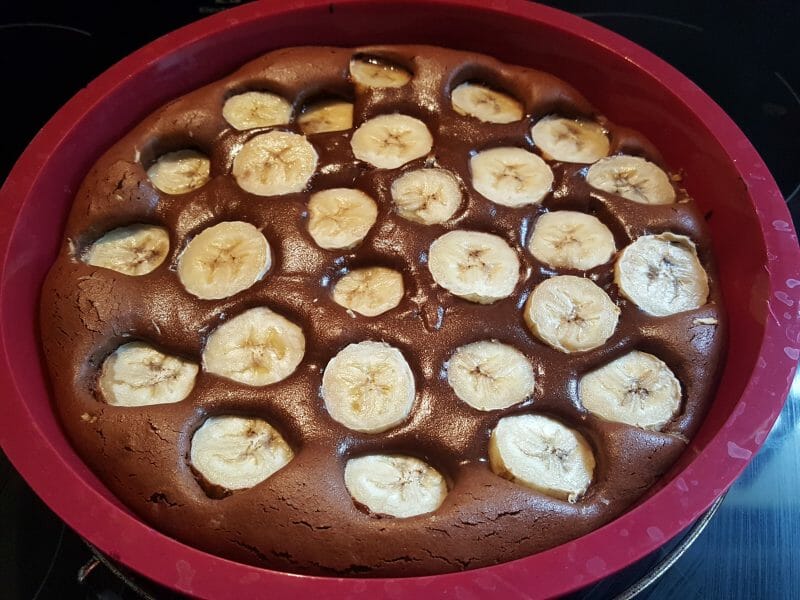 Cliquez pour zoomer ! Brownie fondant choco-banane Thermomix par Naherya