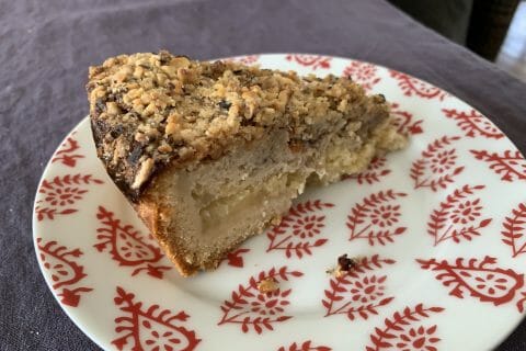 Cliquez pour zoomer ! Tarte aux pommes façon crumble Thermomix par caroline_171