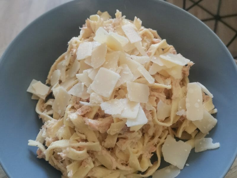 Cliquez pour zoomer ! Spaghettis au saumon fumé Thermomix par nikoh1