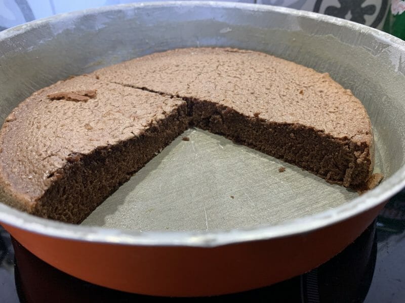 Cliquez pour zoomer ! Kladdkaka – Gâteau au chocolat suédois Thermomix par amandine_182