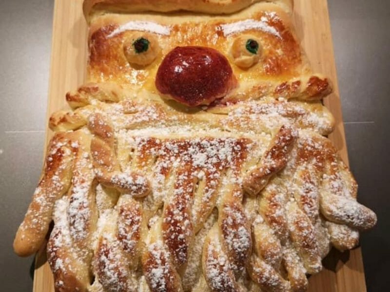 Cliquez pour zoomer ! Brioche Père Noël Thermomix par milojula