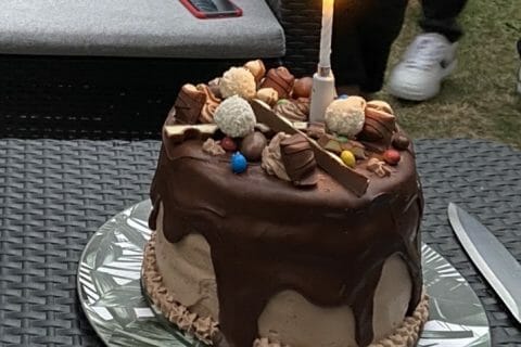 Cliquez pour zoomer ! Layer cake Kinder Bueno Thermomix par delftn