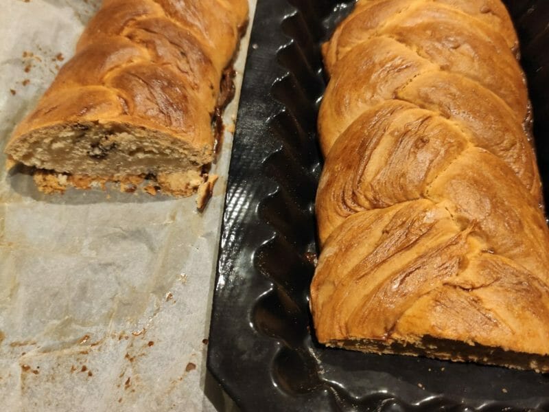 Cliquez pour zoomer ! Brioche tressée à la mie filante Thermomix par sandra0306