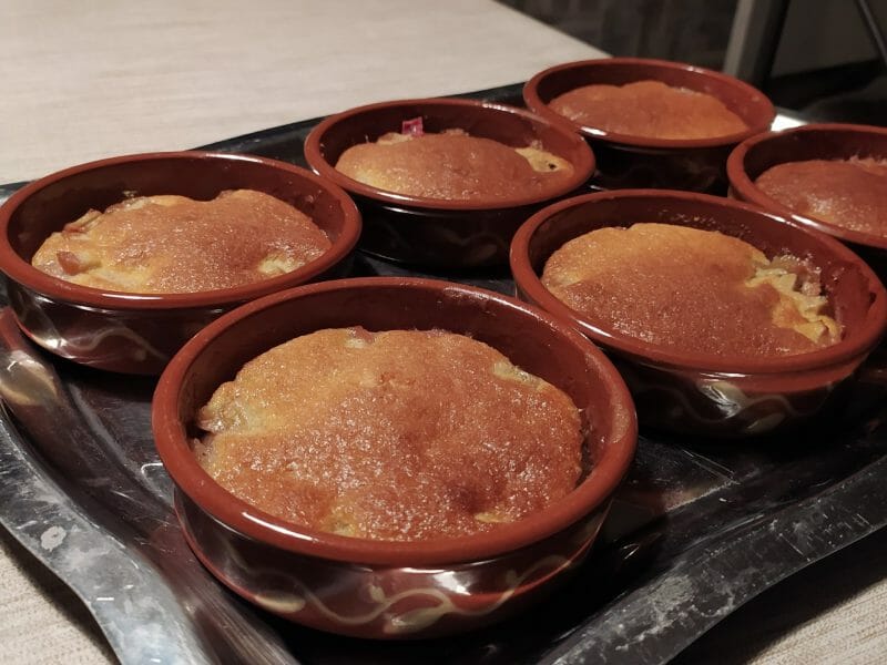 Cliquez pour zoomer ! Cobbler à la rhubarbe Thermomix par Olga