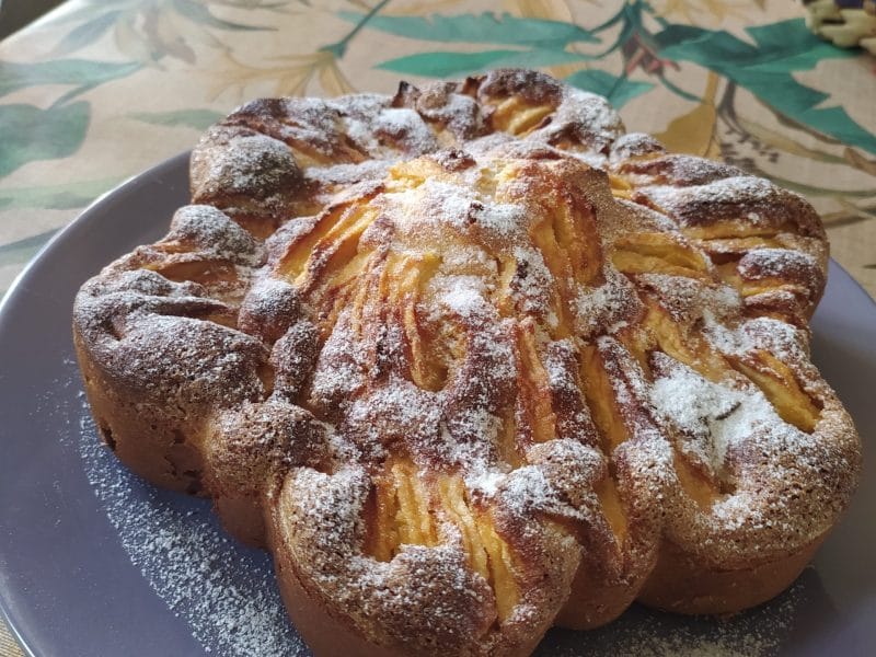 Cliquez pour zoomer ! Gâteau aux pommes et mascarpone Thermomix par Olga