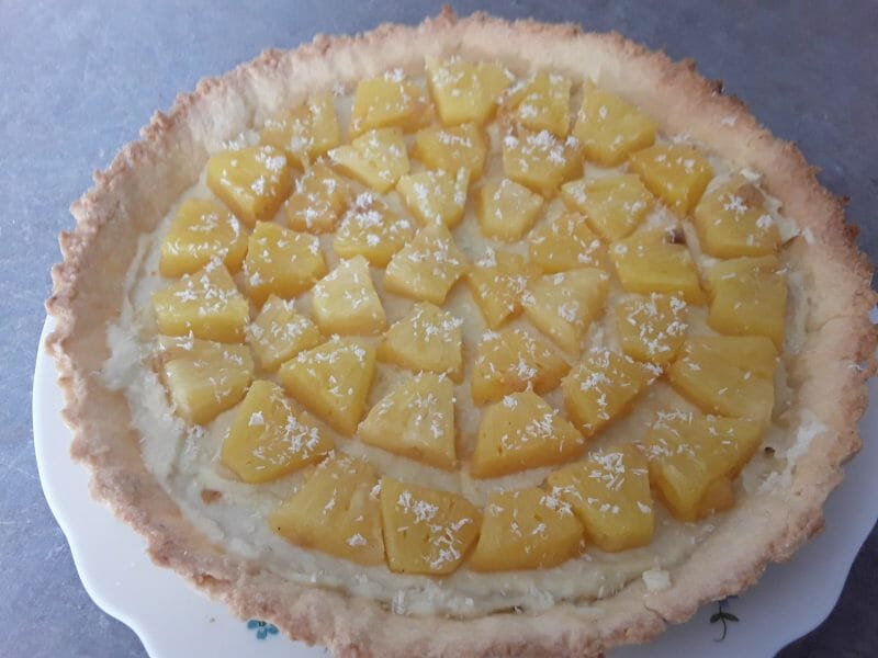 Cliquez pour zoomer ! Tarte piña colada Thermomix par gnagna45