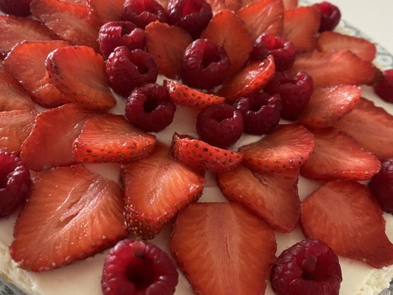 Cliquez pour zoomer ! Tarte aux fraises sans cuisson Thermomix par lilyl0oh