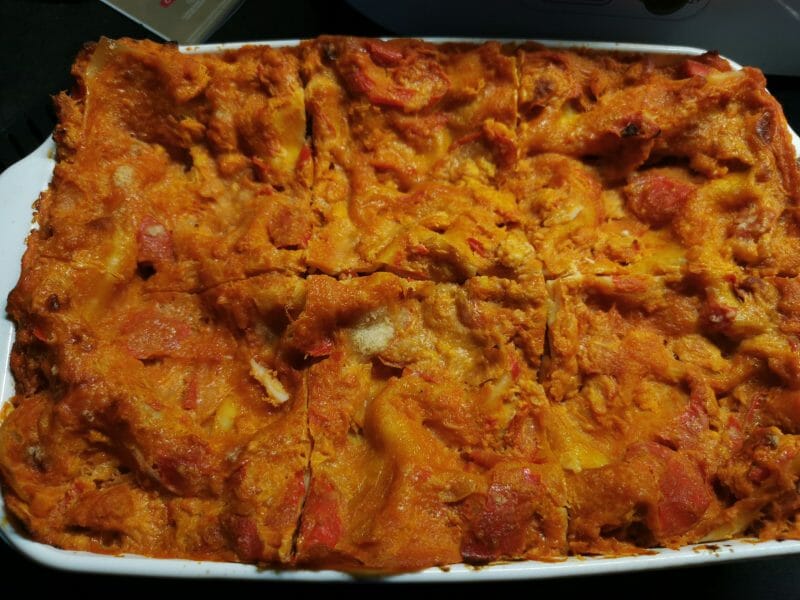 Cliquez pour zoomer ! Lasagnes au poulet et poivrons Thermomix par sooo59