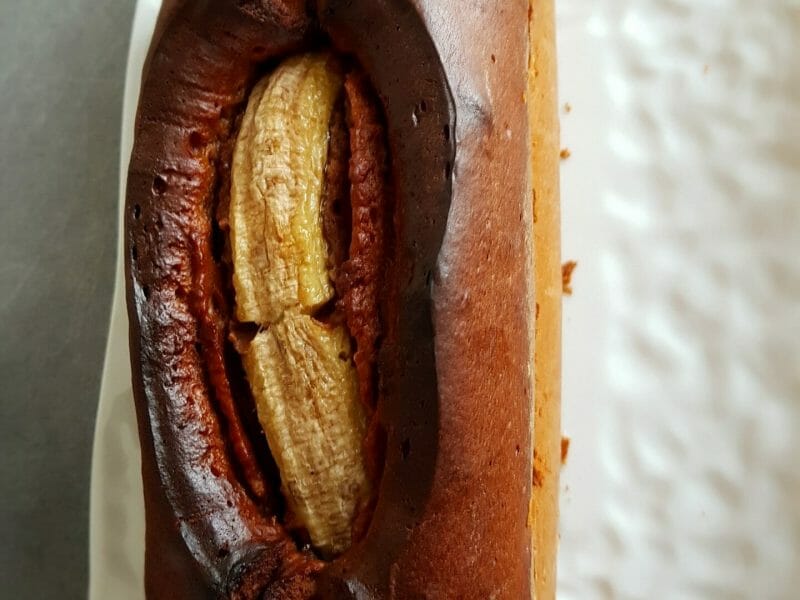 Cliquez pour zoomer ! Cake banane et pépites de chocolat Thermomix par selena_23