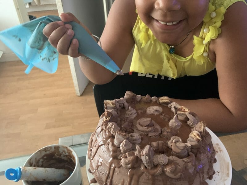 Cliquez pour zoomer ! Layer cake Kinder Bueno Thermomix par sabrina_134