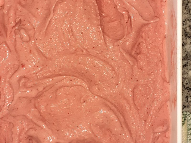 Cliquez pour zoomer ! Glace à la fraise Thermomix par Doudou