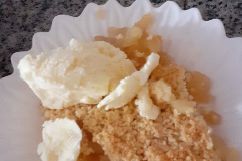 Cliquez pour zoomer ! Crumble aux Pommes Thermomix par Doudou
