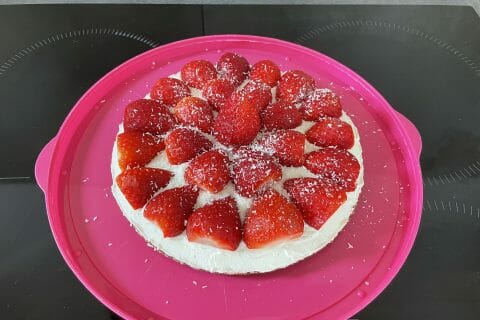 Cliquez pour zoomer ! Tarte aux fraises sans cuisson Thermomix par charlene0711