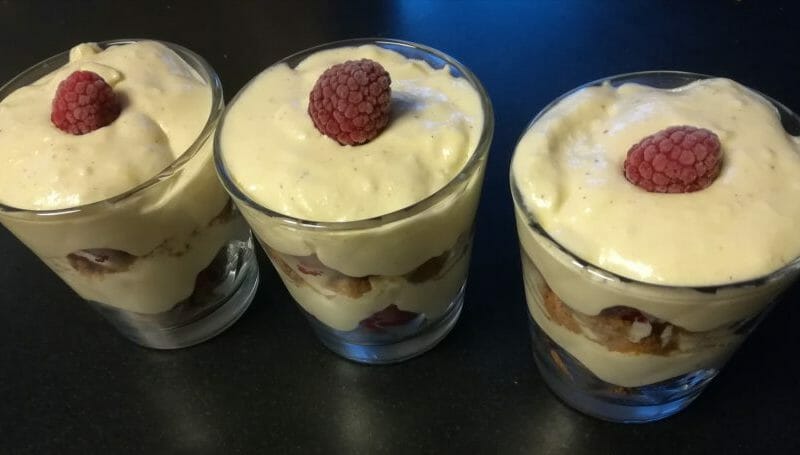 Cliquez pour zoomer ! Tiramisu aux framboises et spéculoos Thermomix par NadaElBanna